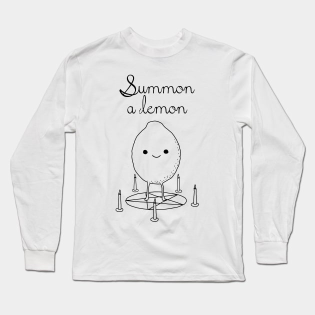 Summon a Lemon Long Sleeve T-Shirt by Kaamalauppias